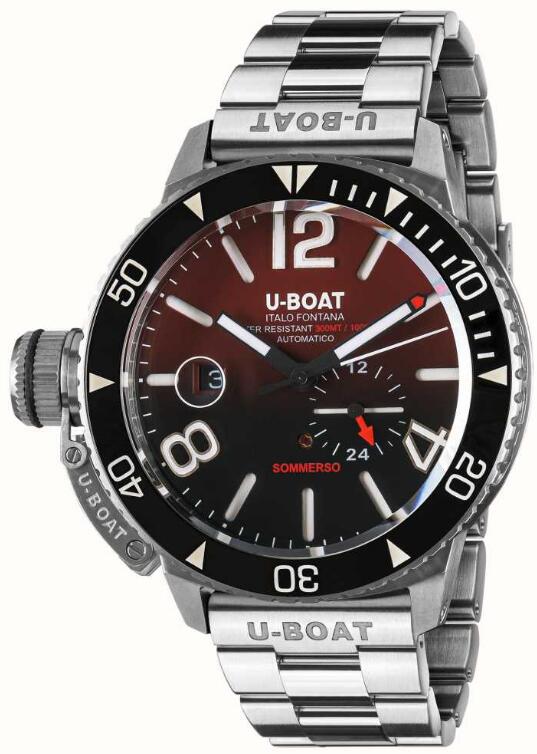 Replica U-Boat Sommerso Ghiera Ceramica 46mm Red 9521/MT Watch